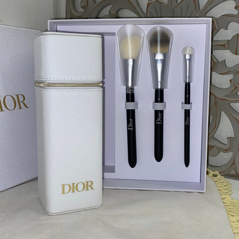 Dior Beauty Brush Set in Case-NIB